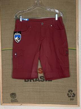 KÜHL Splash 11 Womens Size 6 Cargo Hiking Shorts Burgundy